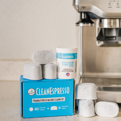 Breville Espresso Machine Compatible Cleaning Kit - 40 Cleaning Tablets, 6 Water Filters
